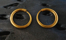 24ct Gold Ear Hoops