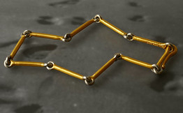 24ct Gold and Platinum Bracelet No 5601