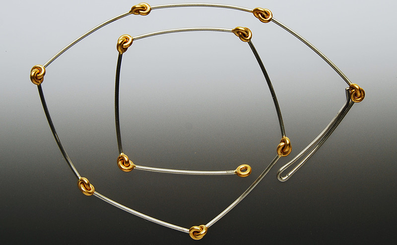 Platinum and 22ct Gold Necklace No 6501